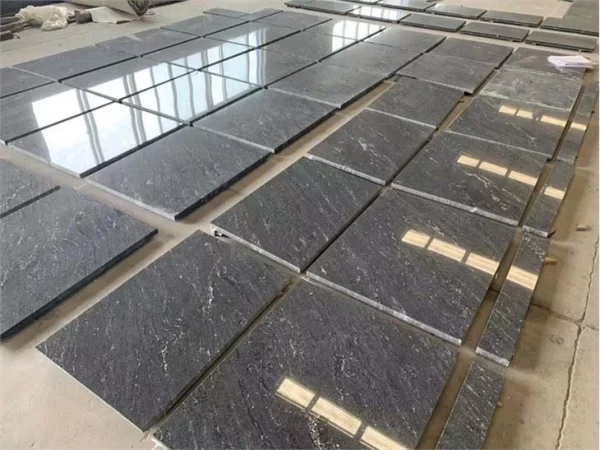 Black Lactea Granite Tile Slabs