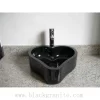 Black Pedestal Sinks and Basins for Bathroom