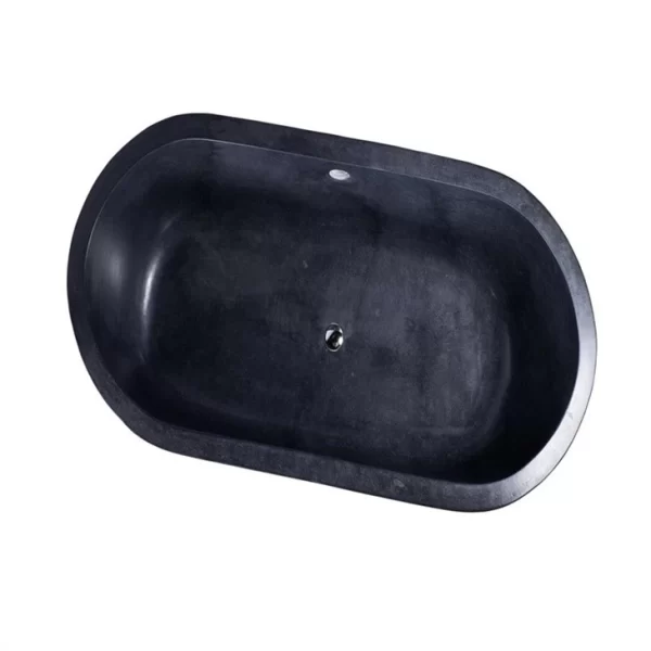 Black Soaking Stone Bathtub