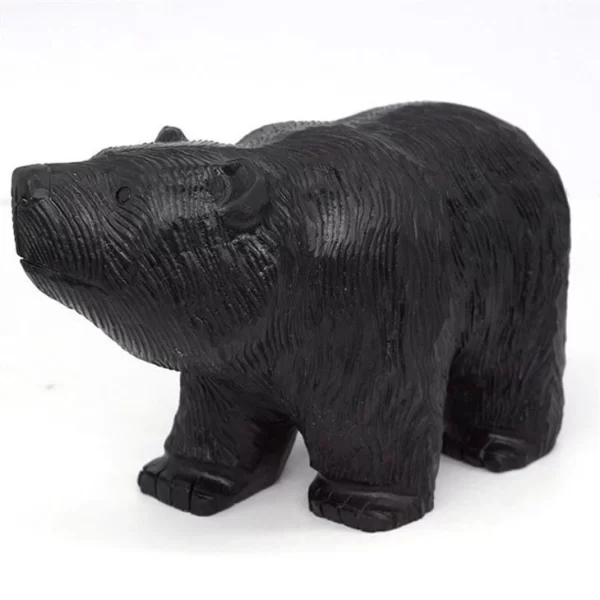 Black Stone Carving Animal Sculpture