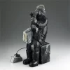 Black Stone Carving