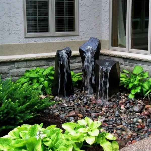 Black Stone Fountain