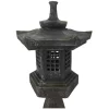 Black Stone Lanterns