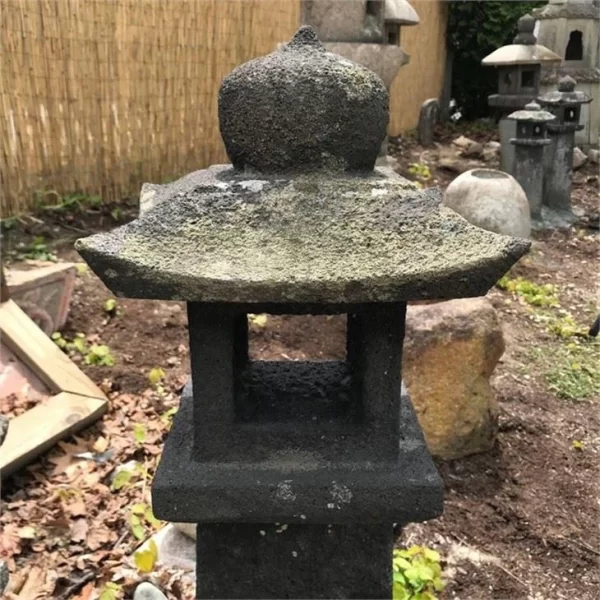 Black Stone Lanterns