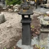 Black Stone Lanterns