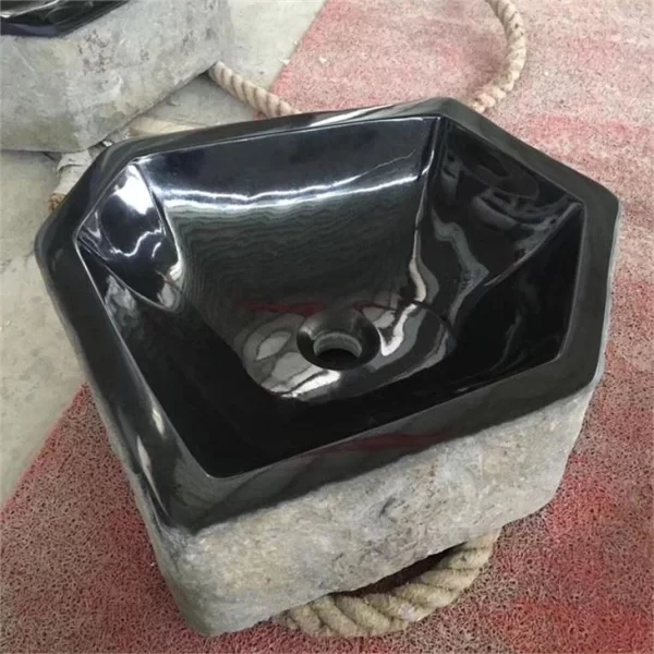 Black Stone Wash Basin Sink