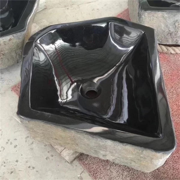 Black Stone Wash Basin Sink