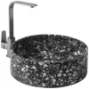 Black Terrazzo Stone Sinks