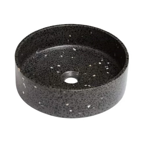 Black Terrazzo Stone Sinks