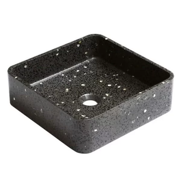 Black Terrazzo Stone Sinks