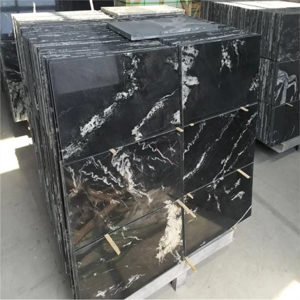 Black With White Granite