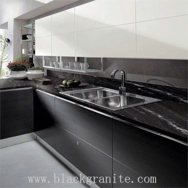 Black and Gold Granite CounterTops