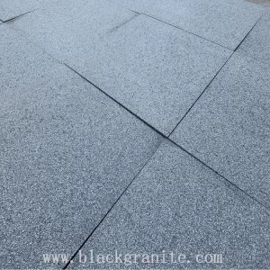 Charcoal Dark Grey Granite Tiles