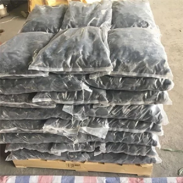 China Black Color River Rock Stone