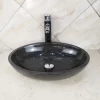 China Black Granite Sink Wash Basin