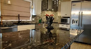 Cosmic Black Granite Worktop