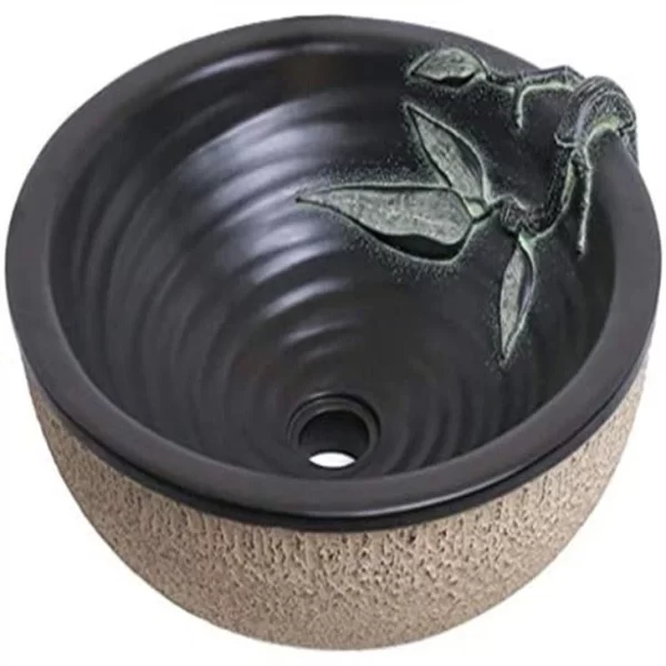 Creative Black Stone Basin