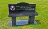 Custom Polished Black Memorial And Cremation Bench