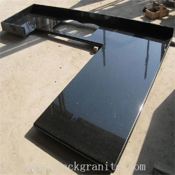 Dark Black Granite Laminate Countertops for Kitchen