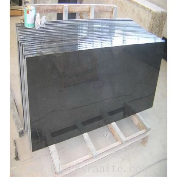 Dark Black Granite Laminate Countertops for Kitchen slab