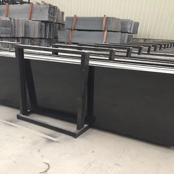 Dark Black Granite Slabs for Paving