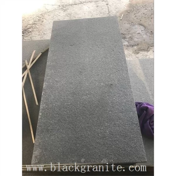 Dark Blue and Black Granite Paving