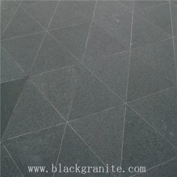 Dark Blue and Black Granite for Paving Slabs