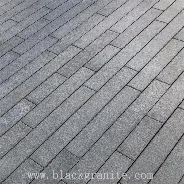 Dark Blue and Black Granite for Paving Slabs