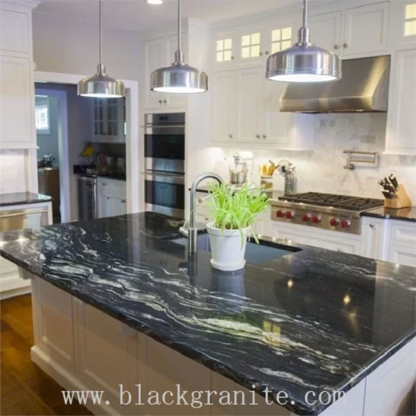 Dark Grey Granite Paving for Kitchen