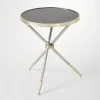 Decorative Black Granite Side Table