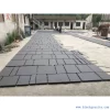 Flamed Surface Black Granite Tiles