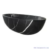 Freestanding Black Stone Bathtub