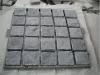 G654 Dark Grey Granite Natural Split Tumbled Cobblestone Pavers