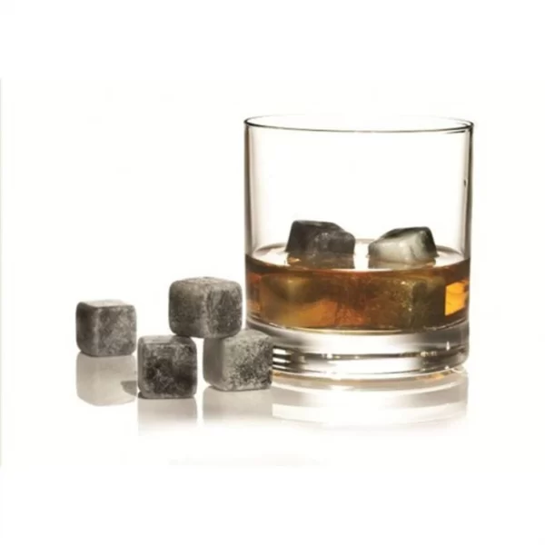 Granite Whiskey Stones Chilling Rocks Beverage Cooler Set Of 9 WStorage Bag