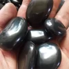 High Polished Black Pebbles For Landscaping