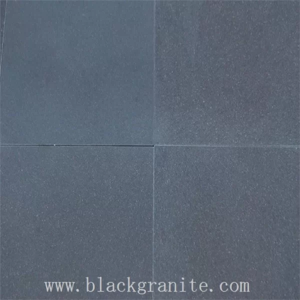 Honed Absolute Black Granite Tile