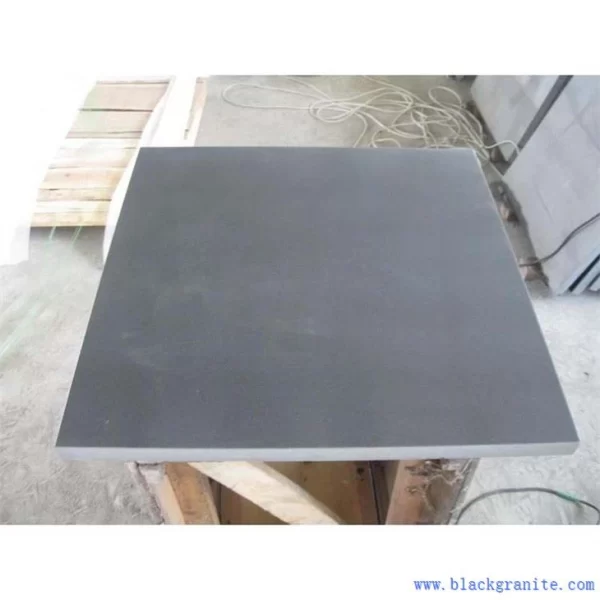 Honed Black Granite Floor Tile