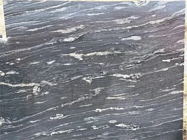 Indian Makrono Black Granite Slabs