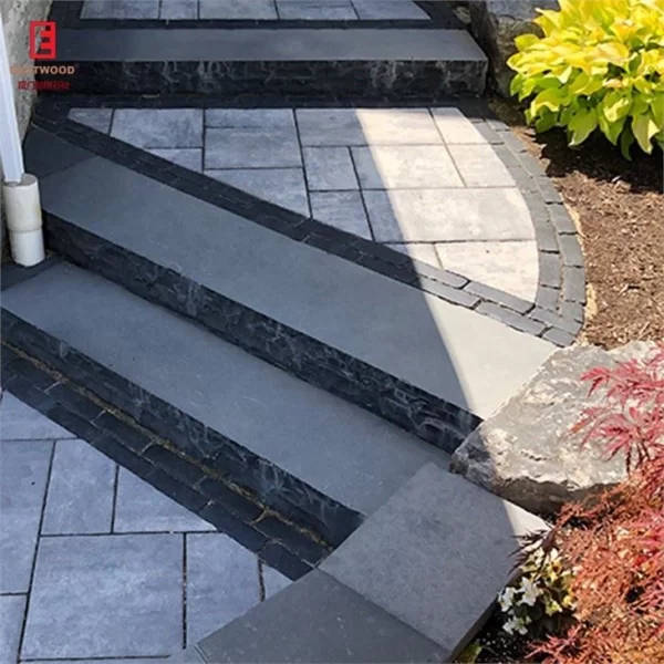 Landscapes Absolute Black Granite Steps