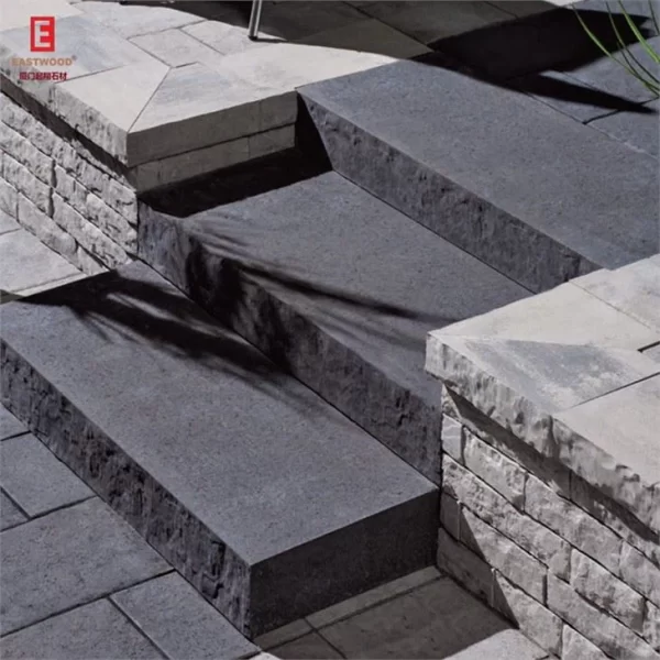 Landscapes Absolute Black Granite Steps