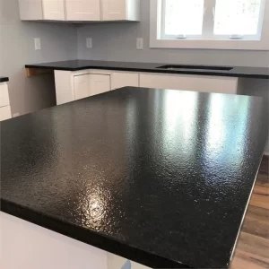 Leather Finish Absolute Black Granite