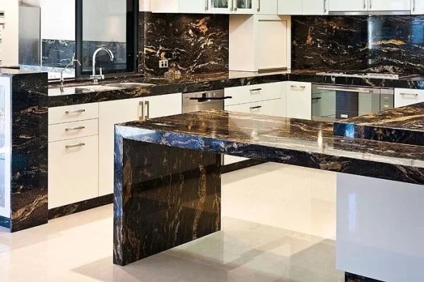 Minimalist Black Granite Countertops For Kitchen