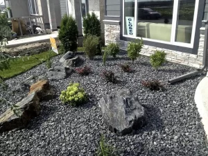 Natural Black Granite Chippings For Driveway