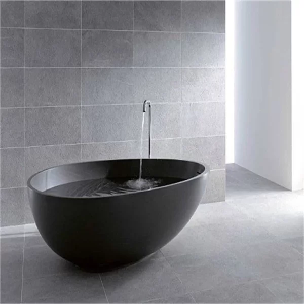 Natural Black Stone Soaking Tubs