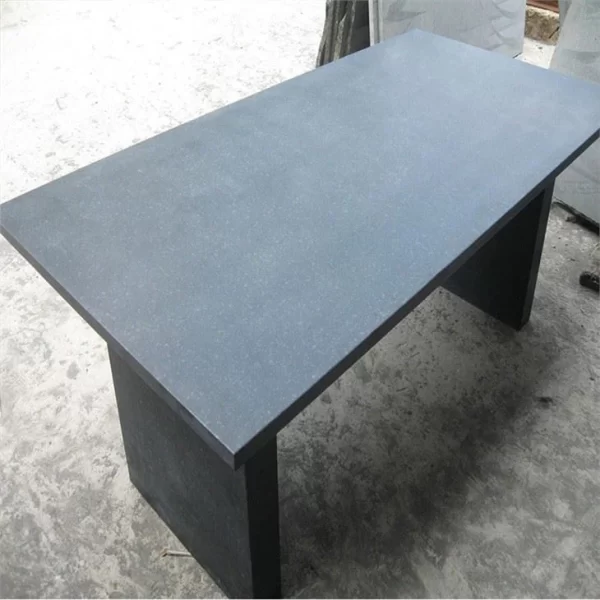 Outdoor Natural Black Granite Stone Garden Table