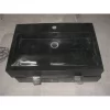 Polished Black Granite Single Bowl Farmhouse Sink