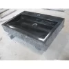 Polished Black Granite Single Bowl Farmhouse Sink