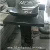 Small Black Granite Pedestal Trough Sink and Toilet