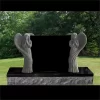 Wholesale Cheap Price Absolute Black Granite Carved Headstones