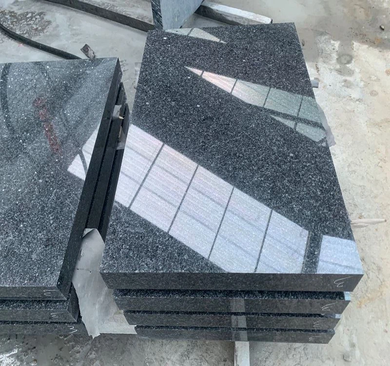 Black Forest Granite Polish Flooring Tiles